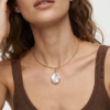 Golden Petal Necklace