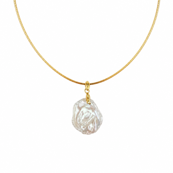 Golden Petal Necklace